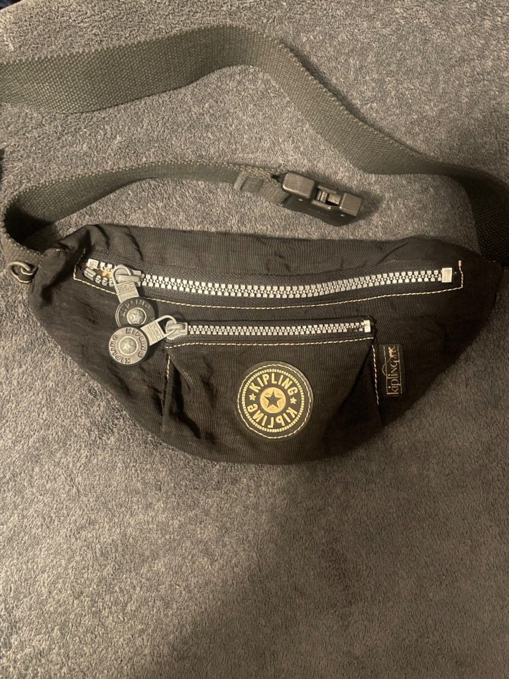 Black Kipling Fanny Pack Waist Bag - Picture 3 of 3
